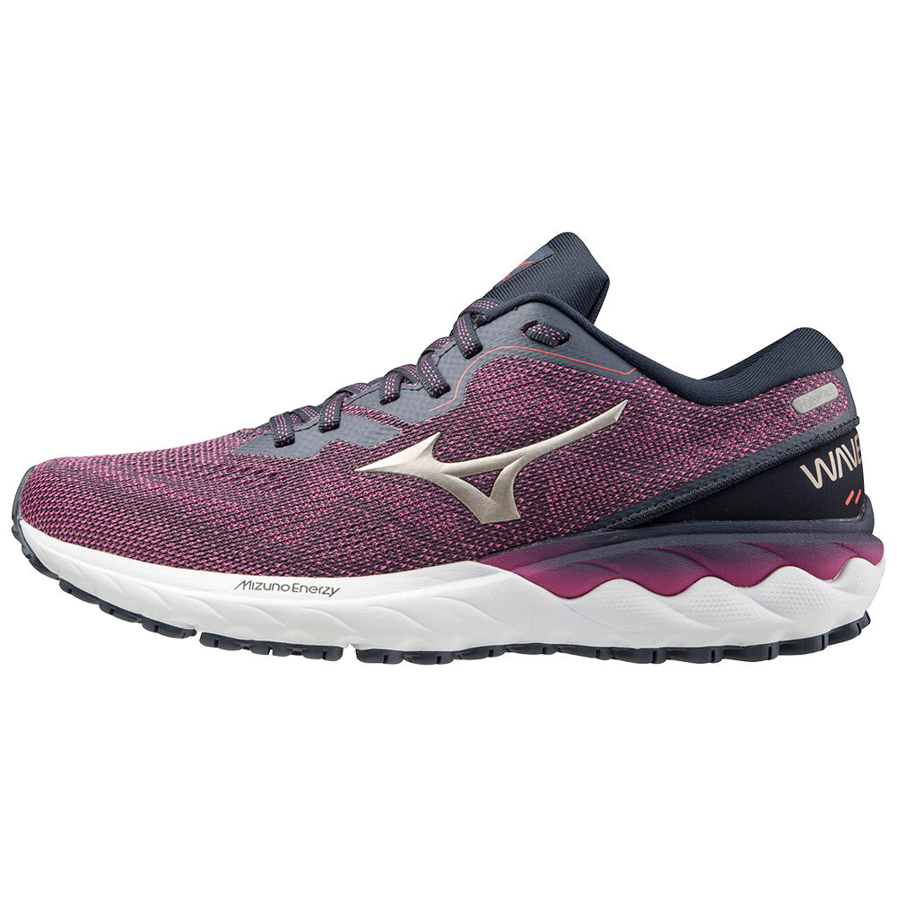 Zapatillas Running Mizuno Wave Skyrise 2 Mujer Rosas/Doradas/Azul Marino Comprar OGLV-73568